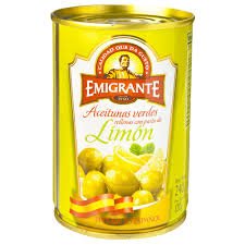 Aceitunas Rellenas Con Limón Emigrante 280g