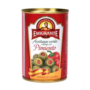 Aceitunas Rellenas Con Pimiento Emigrante 280g
