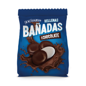 Galletas Bañadas Rellenas Sabor Chocolate 250g