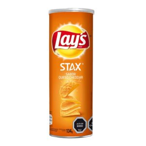 Lays Stax Sabor Cheddar 156g