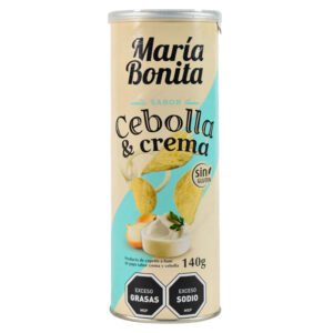 Papas Fritas Sabor Crema y Cebolla 140g Maria Bonita