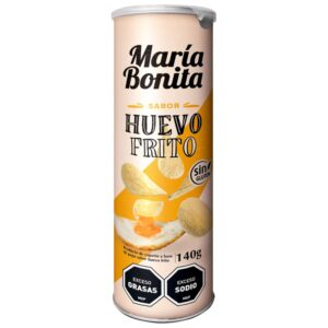 Papas Fritas Sabor Huevo Frito 140g Maria Bonita