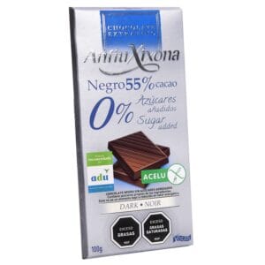 Chocolate Negro 55% Cacao 0% Acúcar AntiuXixona