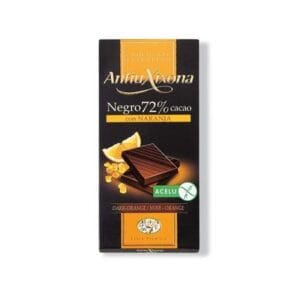 Chocolate Negro 72% Intenso Con Naranja AntiuXixona