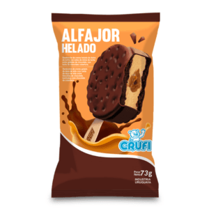 Alfajor Helado Crufi Dulce De Leche