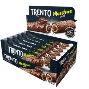 Barquillo Relleno Trento Massimo sabor Dark Chocolate 30g