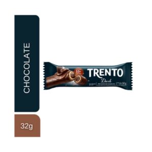 Barquillo Relleno Trento Sabor Dark 32g