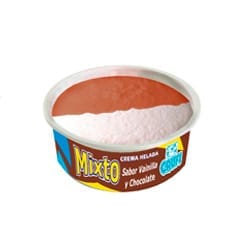 Helado Casata Mixta Vainilla y Chocolate Crufi