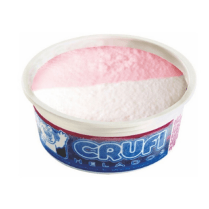 Helado Casata Vainilla y Frutilla Crufi