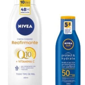 Pack Crema Corporal NIVEA Q10x400ml + Protector Solar FPS50 125ml