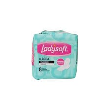 Toallas Femeninas Ladysoft Clásica 8 U