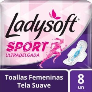 Toallas Femeninas Ladysoft Sport Ultradelgada 8 U