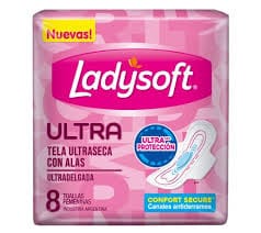 Toallas Femeninas Ladysoft Ultra 8 U