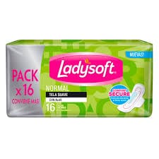 Toallas Femeninas Ladysoft Normal 16 U