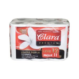 Papel Higiénico Clara Premium x12