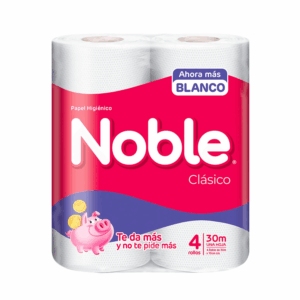Papel Higiénico Noble Clásico x4