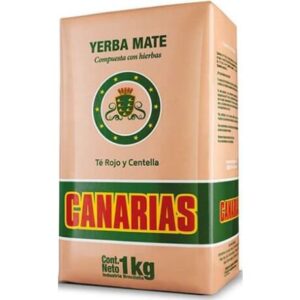 Yerba Mate Compuesta (Té Rojo y Centella) Canarias 1kg