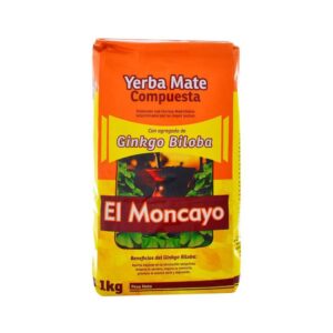 Yerba Mate El Moncayo Con Ginkgo Biloba 1kg