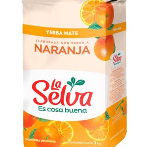 Yerba Mate Sabor Naranja La Selva 1kg