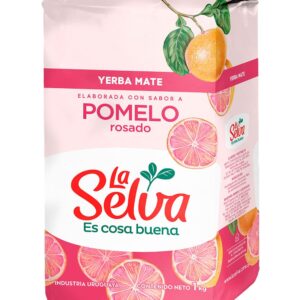 Yerba Mate Sabor Pomelo Rosado La Selva 1kg
