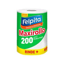 Felpita Maxirollo 200 Paños Doble Hoja