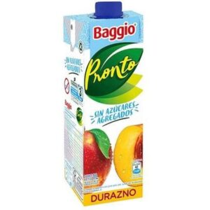 Jugo Baggio Pronto Sabor Durazno 1L