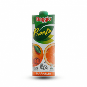Jugo Baggio Pronto Sabor Naranja 1L