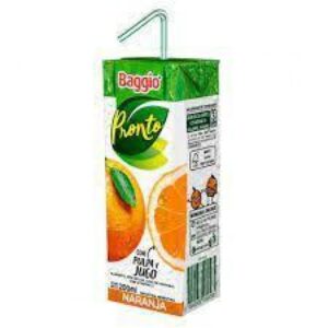 Jugo Baggio Pronto Sabor Naranja 200ml
