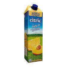 Jugo Citric 100% Exprimido Sabor Naranja y Durazno 1L