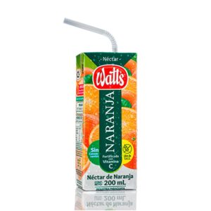 Jugo Watts Sabor Naranja 200ml