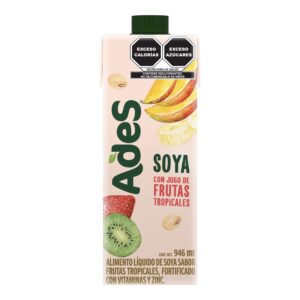 Jugo de Soja Ades Sabor Frutas Tropicales 1L