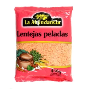 Lentejas Peladas La Abundancia 450g