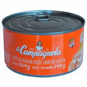 Lomo De Atún Al Natural Libre De Gluten La Campagnola