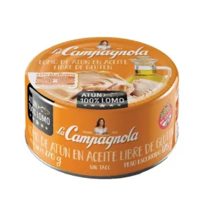 Lomo De Atún En Aceite Libre De Gluten La Campagnola