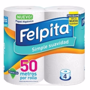 Papel Higiénico Felpita x4
