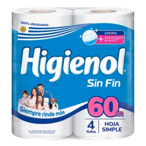 Papel Higiénico Higienol Sin Fin x4