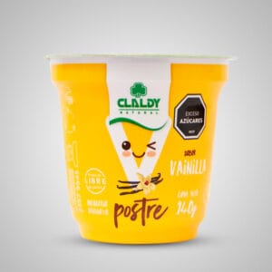 Postre Claldy Sabor Vainilla