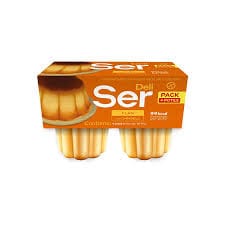 Postre Flan de Vainilla Deli Ser x4
