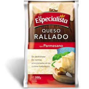 Queso Rallado Tipo Parmesano La Especialista 200 g