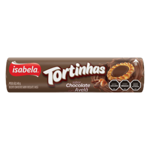 Galletas Tortinhas Sabor Chocolate y Avellanas Isabela 140g