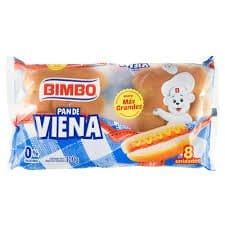 Pan de Viena Bimbo x8