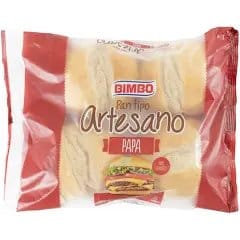 Pan Tipo Artesano Papa Bimbo x4