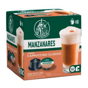 Capsulas de Café Sabor Cappuccino Clásico Manzanares 10 Capsulas