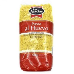 Las Acacias Letritas Pasta Al Huevo 500g