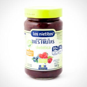 Mermelada Tres Frutas Dieteticas Los Nietitos 340g