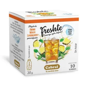 Té Freshte Ananá, Menta y Lemongrass Cabral 10 Unidades