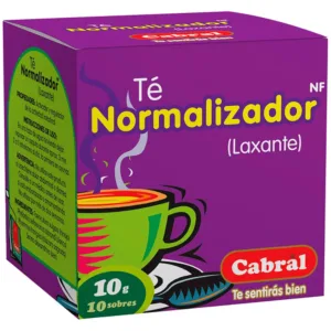Té Normalizador Laxante Cabral 10 Unidades
