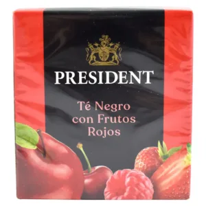 Té Negro con Frutos Rojos President 10 Unidades