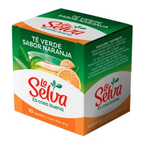 Té Verde de Naranja La Selva 10 Unidades