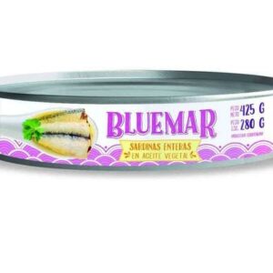 Sardinas Enteras En Aceite Vegetal Bluemar
